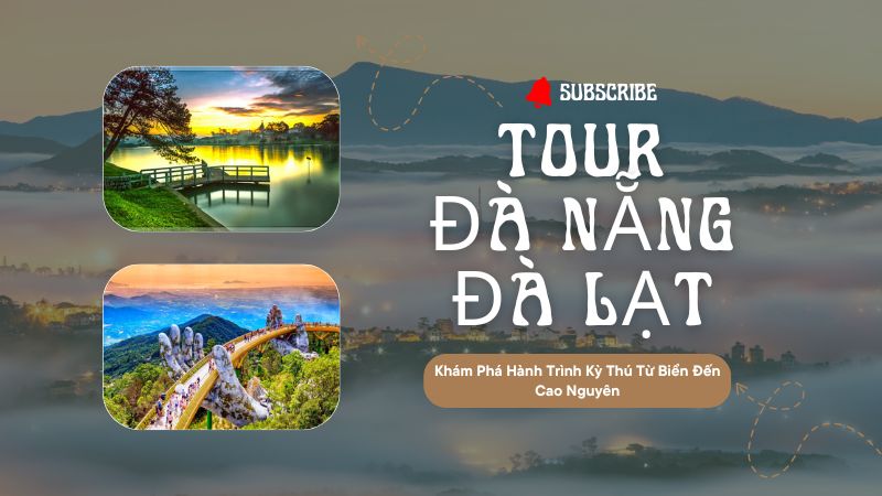 Tour Đà Nẵng Đà Lạt – Khám Phá Hành Trình Kỳ Thú Từ Biển Đến Cao Nguyên